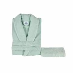 Karaca Home Lottie %100 Pamuk Bornoz Seti XL/XXL Yeşil