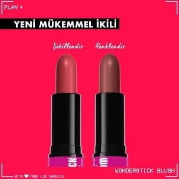 Nyx Professional Makeup Wonder Stick Çift Taraflı Krem Allık Stick Coral and Deep Peach