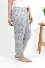 Akbeniz Kadın Pamuklu Büyük Beden Alt Pijama 27558 Gri
