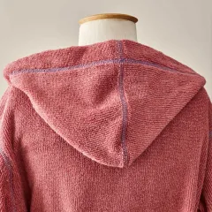 Karaca Home Softy Kırmızı %100 Pamuk Nakışlı Bornoz S/M