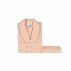 Karaca Home Judi %100 Pamuk Bornoz Seti S/M Blush