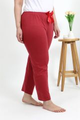Akbeniz Kadın Pamuklu Büyük Beden Alt Pijama 27559 Mercan