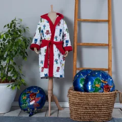 Pj Masks by Karaca Home Crew Lacivert %100 Pamuk 6-8 Yaş Bornoz