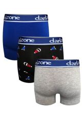 Erkek Boxer Pamuklu 3'Lü Set
