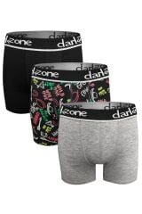 Erkek Boxer Pamuklu 3'Lü Set