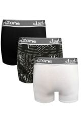 Erkek Boxer Pamuklu 3'Lü Set