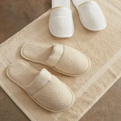 Karaca Home Glory Lurex 9 Parça Aile Banyo Seti Gold-Bej