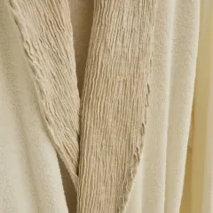Kaşmir Home Elin 6 Parça Aile Banyo Seti Offwhite-Bej