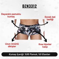 Çiçek Desenli Kısa Erkek Boxer