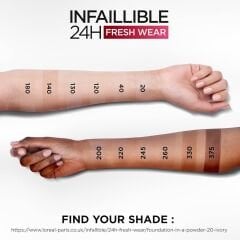 L'ORÉAL PARIS Infaillible 24H Fresh Wear Pudra Fondöten 40 Cashmere