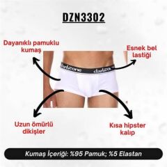 Beyaz Kısa Erkek Boxer