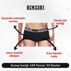 Siyah Kısa Erkek Boxer