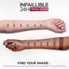 L'ORÉAL PARIS Infaillible 24H Fresh Wear Pudra Fondöten 220 Sand