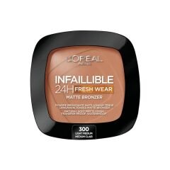 L'ORÉAL PARIS Infaillible 24H Fresh Wear Soft Matte Bronzer 300 Light Medium