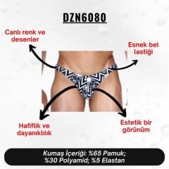 Kurukafa Desenli Erkek Slip (Dijital Baskılı)
