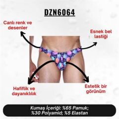 Ananas Desenli Erkek Slip (Dijital Baskılı)