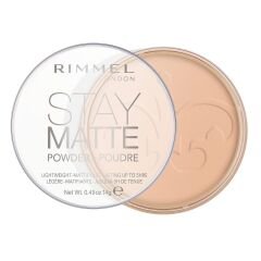 Rimmel London Stay Matte Pressed Powder Pudra 005-Silky Beige