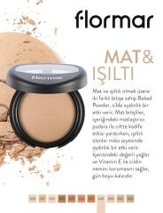 Flormar Kadife Dokulu Sabitleyici Yoğun Kapatıcı Pudra - Baked Powder - 029 - 8690604178612