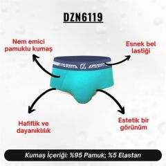 Turkuaz Hipster Erkek Slip