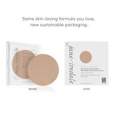 Jane Iredale PurePressed Base Mineral Foundation SPF20 Refill-EU-Sıkıştırılmış Mineral Pudra #Natural 1 Paket (1 x 9.9 g)