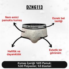 Gri Hipster Erkek Slip
