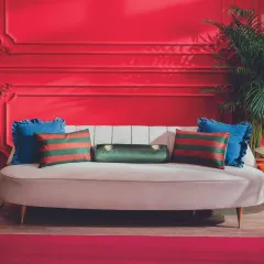 Karaca Home x 2Wins Je t'aime Fırfır Detaylı Kırlent 40x40 cm