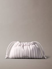 Kadın Drawstring Plisse Çapraz Çanta