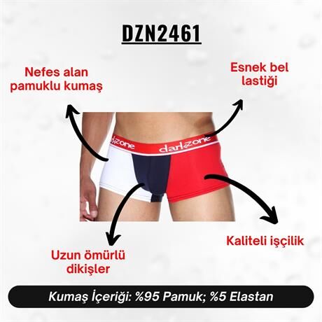 Renkli Erkek Hipster Boxer