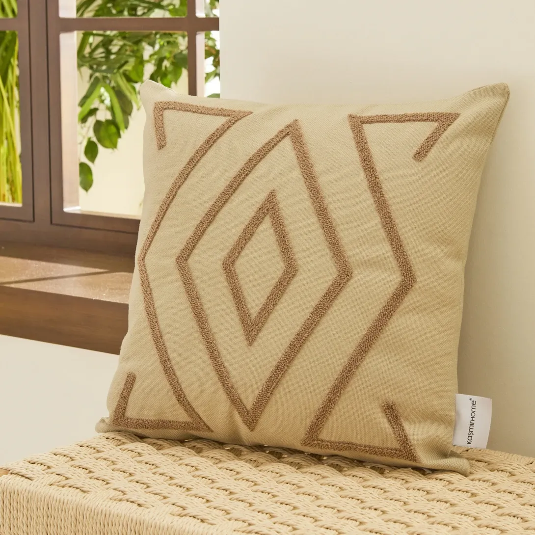 Kaşmir Home Embla Kırlent Kılıfı Bej