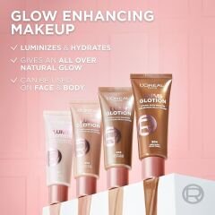 L'ORÉAL PARIS Glotion All-In-One Doğal Işıltı Aydınlatıcı Losyon - 901 Fair Glow