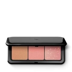 KIKO Milano Multi Finish Trio Blush & Bronzlaştırıcı Palet 01 | Yüz Paleti, 1 Bronzlaştırıcı ve 2 Allık Mat ve Metalik Kaplama