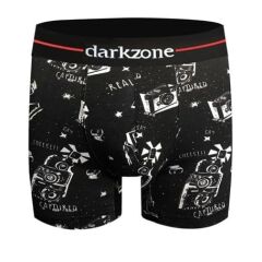 Desenli Pamuklu Erkek Boxer S