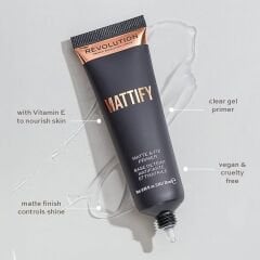 MAKEUP REVOLUTION LONDON Matte & Fix Matlaştırıcı Makyaj Bazı