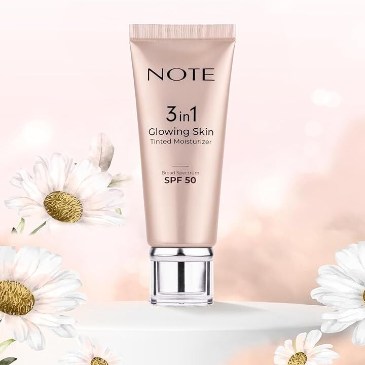Note 3 in 1 Glowing Skin Tinted Moisturizer 50 SPF Işıltılı Aydınlatıcı Krem