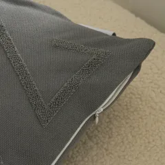 Kaşmir Home Embla Kırlent Kılıfı Gri