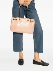 Marc Jacobs The Sac embossed-logo chain-strap tote bag