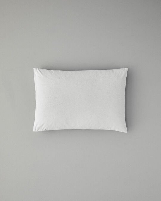 Comfort Pamuklu Sıvı Geçirmez Alez Yastık Kılıfı Beyaz