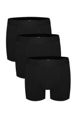 Erkek Boxer Siyah 3'Lü Set