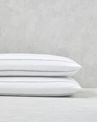 Serene Stripes Pamuklu 2'Li Yastık Kılıfı 50x70 Cm Lacivert