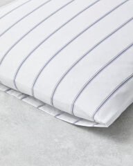 Serene Stripes Pamuklu 2'Li Yastık Kılıfı 50x70 Cm Lacivert