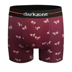 Desenli Pamuklu Erkek Boxer