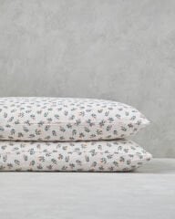 Crispy Dots Kolay Ütülenir 2'Li Yastık Kılıfı 50x70 Cm Yeşil-Turuncu
