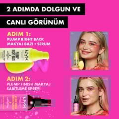Nyx Professional Makeup Plump Right Back Makyaj Bazı + Serum