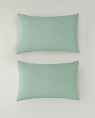 Pure Pamuklu 2'Li Yastık Kılıfı 50x70 Cm Çağla Yeşili