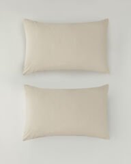 Novella Premium Soft Cotton 2'Li Yastık Kılıfı 50x70 Cm Krem