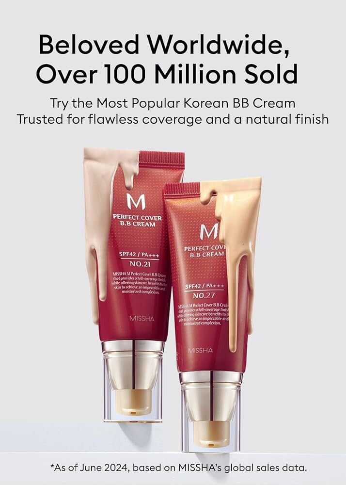 MISSHA Mükemmel Kapatıcılık Sunan Çok Fonksiyonlu M Perfect Cover BB Cream Ex SPF42 PA+++ No.19 (20ml)